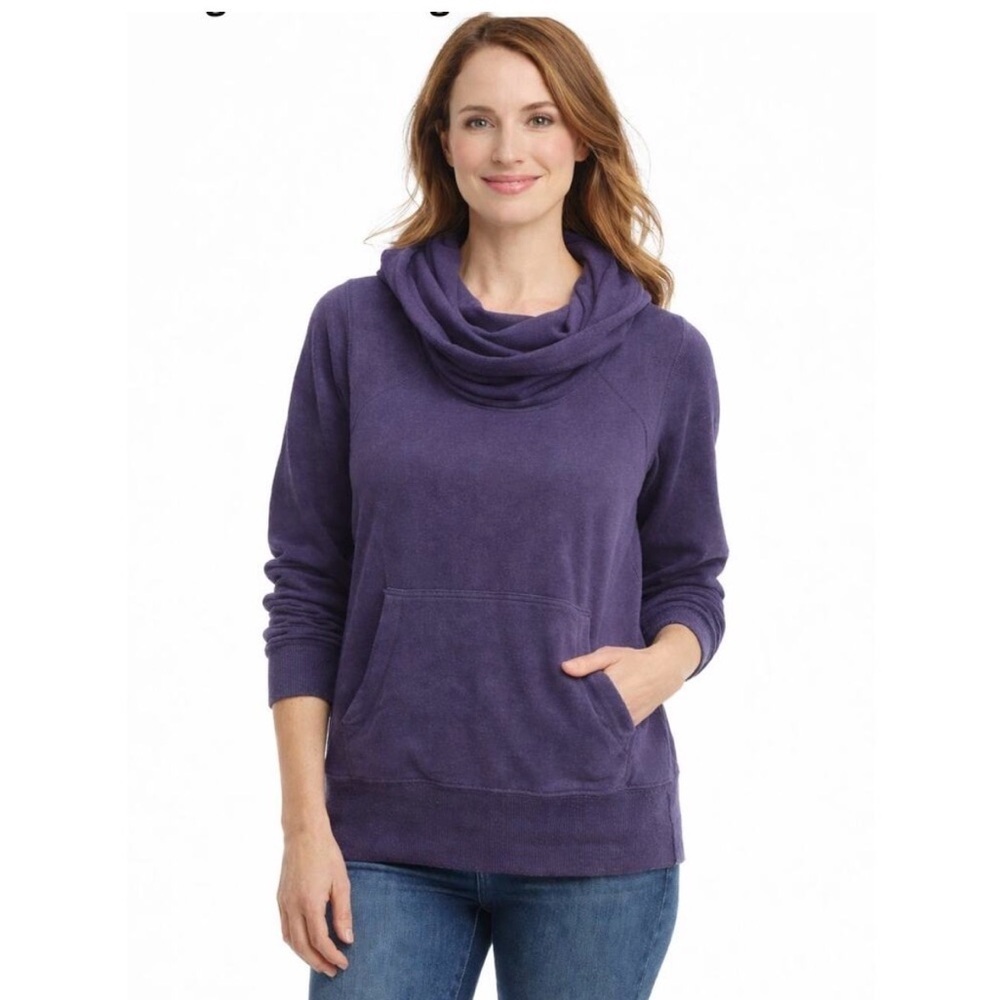 L.L. Bean Pullover Sweatshirt Purple Size Medium